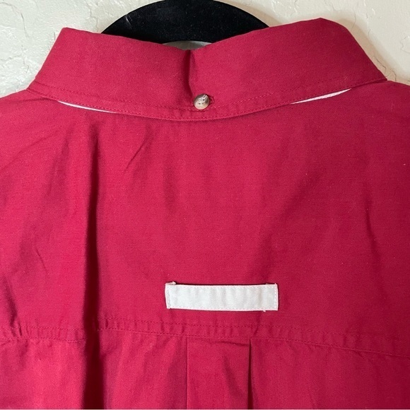Oklahoma Sooners OU BT Player Crimson Long‎ Sleeve Button Up Men’s NWT Size XL - Picture 4 of 7